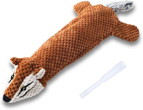 Dog Toys, Squeaky Plush No Stuffing Crinkle Dog Toy for Small Medium Large Dogs, [3 Pack] Interactive Puppy Teething Water Bottle Dog Chew Toy in Saudi Arabia
