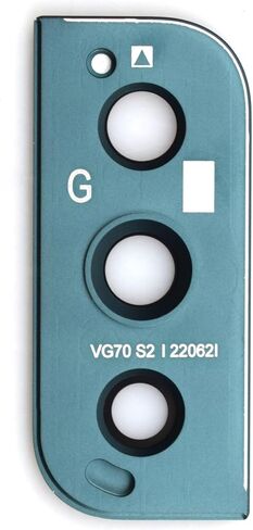 Green Rear Camera's Frame Replacement for Samsung Galaxy S22+ 5G with Camera's Glass Cover and Installation Tool Kit in Saudi Arabia