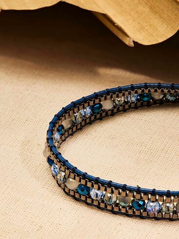 MINACHI Bohemian Braided Colorful Bead Bracelet for Women, Trendy Jewelry Design in Kuwait