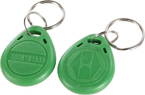 125 كيلو هرتز RFID Smart EM ID للقراءة فقط للدخول إلى Keyfob Tag Token Keychain Card (100 Pack) (أسود) in Saudi Arabia