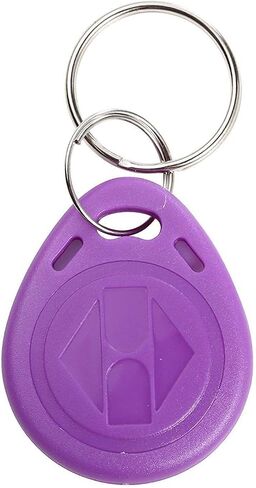 125 كيلو هرتز RFID Smart EM ID للقراءة فقط للدخول إلى Keyfob Tag Token Keychain Card (100 Pack) (أسود) in Saudi Arabia