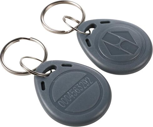 125 كيلو هرتز RFID Smart EM ID للقراءة فقط للدخول إلى Keyfob Tag Token Keychain Card (100 Pack) (أسود) in Saudi Arabia