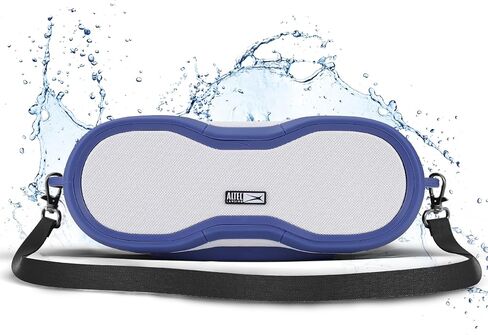 Altec Lansing BoomJacket XL Wireless Bluetooth Speaker, Magnetic Waterproof Speaker, IPX7 Outdoor Speaker with 24H Playtime, Portable Speaker with Carabiner, Mountable, Quick Charge (Periwinkle Blue) in Saudi Arabia