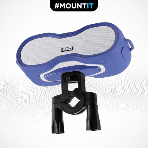 Altec Lansing BoomJacket XL Wireless Bluetooth Speaker, Magnetic Waterproof Speaker, IPX7 Outdoor Speaker with 24H Playtime, Portable Speaker with Carabiner, Mountable, Quick Charge (Periwinkle Blue) in Saudi Arabia
