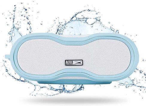 Altec Lansing BoomJacket XL Wireless Bluetooth Speaker, Magnetic Waterproof Speaker, IPX7 Outdoor Speaker with 24H Playtime, Portable Speaker with Carabiner, Mountable, Quick Charge (Periwinkle Blue) in Kuwait
