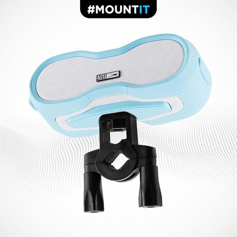 Altec Lansing BoomJacket XL Wireless Bluetooth Speaker, Magnetic Waterproof Speaker, IPX7 Outdoor Speaker with 24H Playtime, Portable Speaker with Carabiner, Mountable, Quick Charge (Periwinkle Blue) in Kuwait