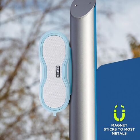 Altec Lansing BoomJacket XL Wireless Bluetooth Speaker, Magnetic Waterproof Speaker, IPX7 Outdoor Speaker with 24H Playtime, Portable Speaker with Carabiner, Mountable, Quick Charge (Periwinkle Blue) in Kuwait