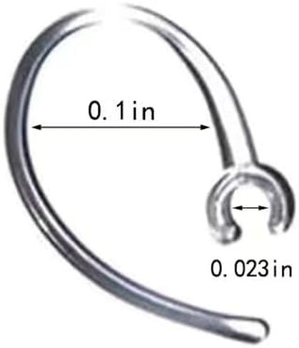 Earbud Gel & Ear Hook Fit for Plantronics M155 M165 M1100 M55 Fit for Plantronics Replacement PartsReplace The BluetoothEarbudsReplace The Bluetooth Earphone Hanger 6 Headphone Gel +6 earhook in Kuwait