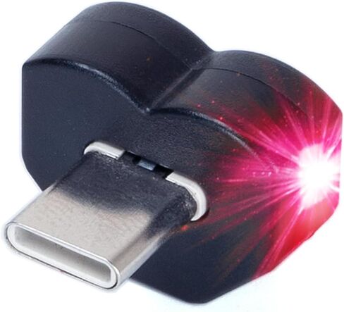 Mini USB LED Light, 8 Color RGB Interior Atmosphere Lighting for Phone, Laptop, Keyboard, Night Lamp, Decoration Brightness Direction Adjustable(Quantity: 2) in Saudi Arabia