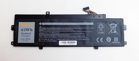 بطارية GHU جديدة بقدرة 43 وات في الساعة 5R9DD متوافقة مع سلسلة Dell Latitude Chromebook 11 (3120) P22T تناسب P/N KTCCN 0KTCCN XKPD0 P22T001 in Kuwait