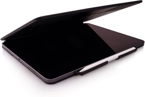 Thankscase Pencil Holder Compatible with Apple Pencil 2, Pencil Pro, to be Used with Magic Keyboard, Keyboard Folio, Ultra-Thin Steel Plate Build-in ABS Holder, Prevent Falling. (Black) in Saudi Arabia