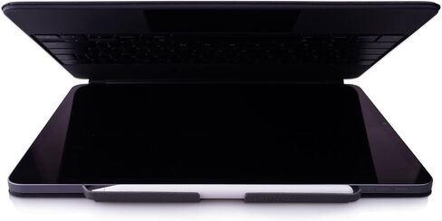 Thankscase Pencil Holder Compatible with Apple Pencil 2, Pencil Pro, to be Used with Magic Keyboard, Keyboard Folio, Ultra-Thin Steel Plate Build-in ABS Holder, Prevent Falling. (Black) in Saudi Arabia