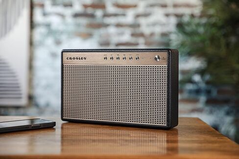 Crosley CR3112A-BK Montero Portable Rechargeable Bluetooth Speaker with USB Phone Charger, Black in Kuwait