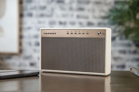Crosley CR3112A-BK Montero Portable Rechargeable Bluetooth Speaker with USB Phone Charger, Black in Kuwait