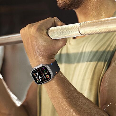 Sport Bands for Apple Watch Band 40mm 41mm 42mm 38mm 45mm 44mm 46mm iWatch Wristband for Women Men,Waterproof Soft Silicone Strap for Apple Watch Series 10 9 8 7 6 5 4 3 SE 2nd Ultra/2 49mm 41 45 mm in Saudi Arabia