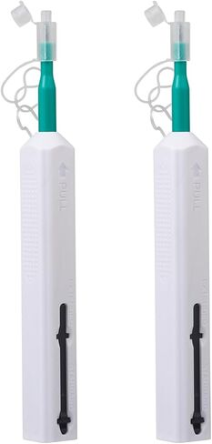 -2 قطعة قلم تنظيف الألياف البصرية 2.5 مللي متر الحلقات SC/ST/FC قلم تنظيف موصل الألياف البصرية تم تنظيفه لأكثر من 800 مرة in Kuwait