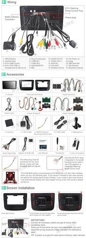 ASURE 8core 4+64GB راديو ستيريو للسيارة متوافق مع موديلات شيفروليه إكوينوكس 2018، 2019، 2020، وحدة ملاحة بنظام تحديد المواقع العالمي (GPS) مقاس 10.1 بوصة مع Carplay Android Auto، شاشة لمس 1280x800 in Kuwait