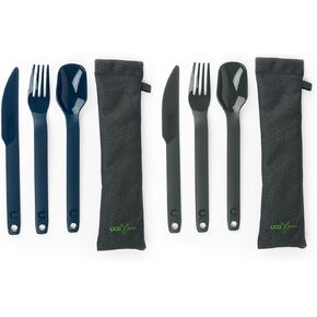 UCO ECO 3-Piece Everyday Utensil Set w/Case, 2-Pack