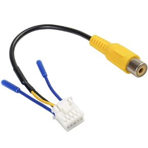 10 Pin Backup Camera Cable Android Radio RCA Cable for Rear View Camera Wiring Harness Adapter