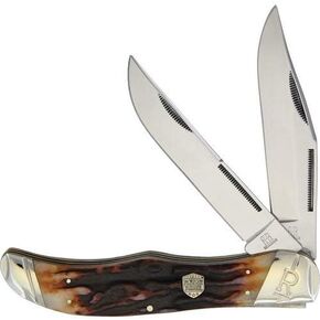 Rough Ryder Folding Hunter Brown Stag Bone RR1804