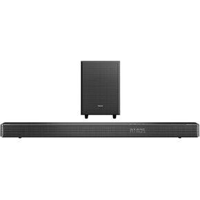 Hisense AX3120G 3.1.2Ch Sound Bar with Wireless Subwoofer, 360W, Dolby Atmos, Bluetooth 5.3, EzPlay, 4K HDMI Pass Through, Roku TV Ready, DTS: X, HDMI/AUX/ARC/Optical/USB, 7 EQ Modes