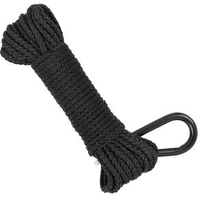 Allen Company Hoist Rope, 25-Feet Long, Black
