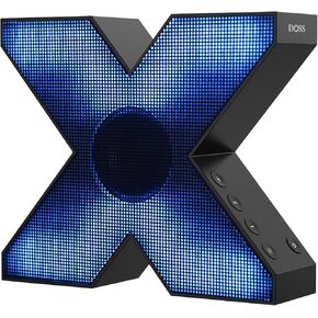 DOSS SoundBox X Desktop Bluetooth Speaker with 10W Rich Sound, Diverse Light Effects, 26H Playtime, TWS Pairing, Bluetooth 5.3, Wireless Speaker for Laptop, Computer, Home, Party, Beach, Gift Ideas.