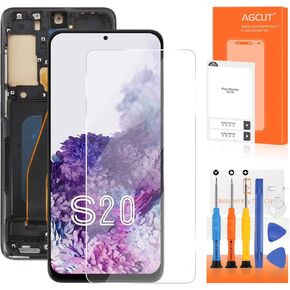 INCELL for Samsung Galaxy S20 5G Screen Replacement S20 5G LCD Display SM-G981 SM-G981F SM-G981U LCD Digitizer Screen Touch with Black Frame(No Fingerprint Function)(Not for 4G)