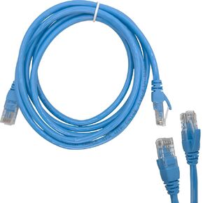 2017 Pk10 Cat 6 Patch Cable 2 Meter Light Blue - Ready to use cat6 ethernet cable, Terminated with reinforced RJ-45 connectors, 3.28 feet long, Great for network devices like Routers Switches Modems