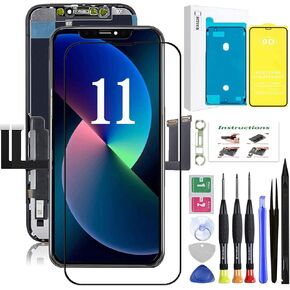 for iPhone 11 Pro Max Screen Replacement,Full HD LCD 3D Touch Compatible with iPhone 11 Pro Max Screen Replacement 6.5 inch (Model A2161, A2218, A2220) with Repair Tools