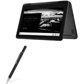 BoxWave Stylus Pen Compatible with Dell Chromebook 3110 2-in-1 - FineTouch Capacitive Stylus, Super Precise Stylus Pen - Jet Black