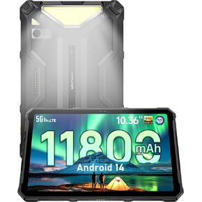 Ulefone Armor Pad 4 Ultra 5G Rugged Tablet, 16GB + 256GB/2TB Expansion Android 14, 10.36" 2K Corning Display, IP68/69K, 11800mAh(33W), 10W Dock Charging, 50MP + 32MP, 1100LM LED Lights, NFC, Dual 5G