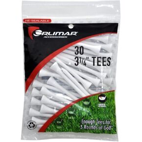 Orlimar Wooden Golf Tees 3 1/4-Inch, Multiple Colors, Bulk Pack