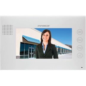 Seco-Larm DP-264-M7Q Enforcer Additional Hands-Free Monitor, for use with DP-264-1C7Q, 7" Color TFT Screen, 5 Seconds Relock Relay, Built-in Microphone and Speaker, Soft-Touch Button Operation