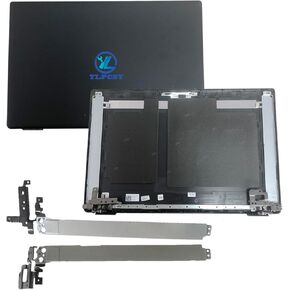 Replacement Laptop LCD Back Cover Top Case Rear Lid with Hinges for Dell Latitude 15 3520 E3520 017XCF 17XCF CDM80 Black 15.6inch