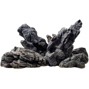Current USA Seiryu Stone Collection 11 Piece Set | Molded Aquarium Decor Rock Artificial Resin Fish Tank Decoration up to 48" Long Aquariums 8817