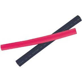 Ancor 304602 Marine Grade Electrical Adhesive Lined Heat Shrink Tubing (3/8-Inch Diameter, 3-Inches Long, Black/Red, 2-Pack)