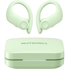 NS18 Wireless Earbuds for Workouts, 12H Non-Stop Playback, Sweat-Resistant, Customized App for Your Preferences Settings, 14mm Drivers with Deep Bass, Clear Calls, Bluetooth 5.3 (BLK)