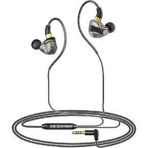 سماعات أذن سلكية مع ميكروفون من Lanteso، سماعات أذن سلكية في سماعات الأذن هاي فاي ستيريو، صوت جهير قوي ومكالمات فائقة الوضوح، متوافقة مع iPhone وiPad وAndroid ومعظم أجهزة الكمبيوتر بمقبس 3.5 مم in Kuwait