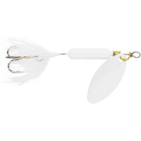 Yakima Bait Wordens Original Rooster Tail Spinner Lure, Snow, 3/8-Ounce