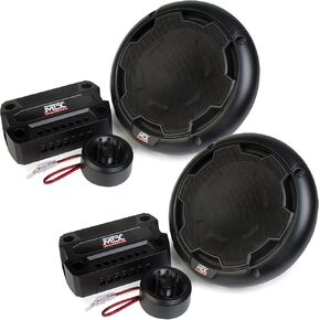 MTX Audio THUNDER61 Thunder Series 6.5", 2-Way, 90W RMS 4-Ohm Component Speaker Pair