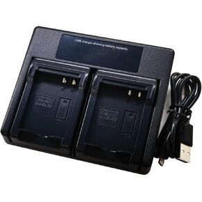 Dual USB Battery Charger for Nikon EN-EL23 ENEL23 MH-67 Coolpix B700 P600 P610S S810C P900 P900S Digital Camera