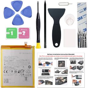 New NT40 Battery Replacement for Moto G Pure 2021 (XT2163), with Instruction Manual & Repair Toolkit