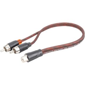 Alphasonik 12 Feet Premium 2 Channel Hyper-Flex RCA Interconnect Signal Patch Audio Cable with X-Radial Twist Wire Technology 100% Oxygen Free Copper Element Certified Multiple Applications FLEX-R12 in Kuwait