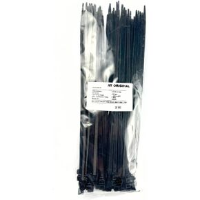 14.5"", 120lbs Max. Tensile Strength Cable Zip Ties, 100 Pack, Black, Heavy Duty, Extra Strong, Industrial Strength, UV Resistant, Indoor and Outdoor, Residential/Commercial, by AT Original, 370-75B
