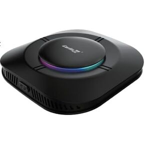 CarlinKit Tbox Ambient Android 13.0 CarPlay ai Box، ذاكرة الوصول العشوائي 4G + ROM 64G، للسيارات المزودة بتقنية CarPlay المدمجة، دعم CarPlay وAndroid Auto، 4G Cellular، تنزيل تطبيقات Google Play، YouTube، Netfilx، Waze، Spotify in Kuwait
