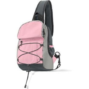 Crossbody Sling Backpack Sling Bag for Women Men, Crossbody Shoulder Bags, Travel Hiking Chest Bag Daypack for women