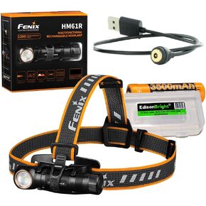 EdisonBright Fenix ​​HM61R 1200 لومن بطارية LED قابلة لإعادة الشحن مغناطيسيًا