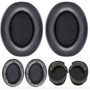 Replacement Earpads for Audio Technica ATH-M40X/ M40Xbt Headphones, Ultra Soft Memory Foam with Leather Ear pad Cushions Headphone Earmuffs Cover Compatible with M20X, M30X, M50X and MSR7(2pcs/Pack)
