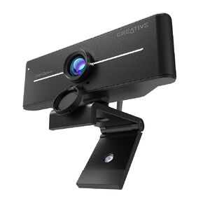 Creative Live! 4K UHD USB Webcam with Backlight Compensation, 40 FPS ino, 95° Wide Angle Lens, Privacy Lens, Built-in Microphones, Plug & Play for PC and Mac